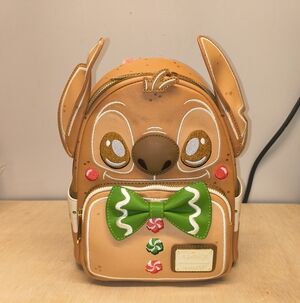 New Stitch Loungefly Backpack Gingerbread Smell